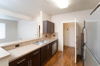 Spacious Kitchen Spacious Kitchen at Quadrangle 2 Apartments, Spokane, Washington - Photo Gallery