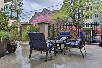 Courtyard Patio With Ample Sitting at Charbonneau, Seattle, 98101