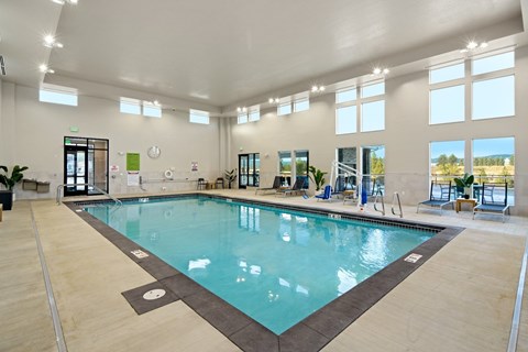 heated indoor pool