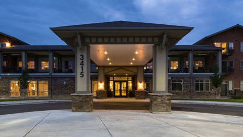 The entrance to a building with the number 34315 on it.