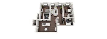 the venice apartment homes 1 bedroom floor plan