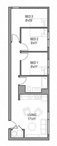floor plan photo of the falls of arden in sacramento, ca