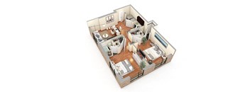 a floor plan of a small apartment