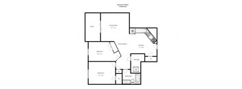 2 Bedroom 1 Bathroom