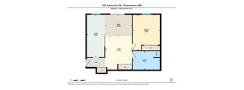 A floor plan for a property located at 621 Santa Vera Dr, Chanhassen, MN.