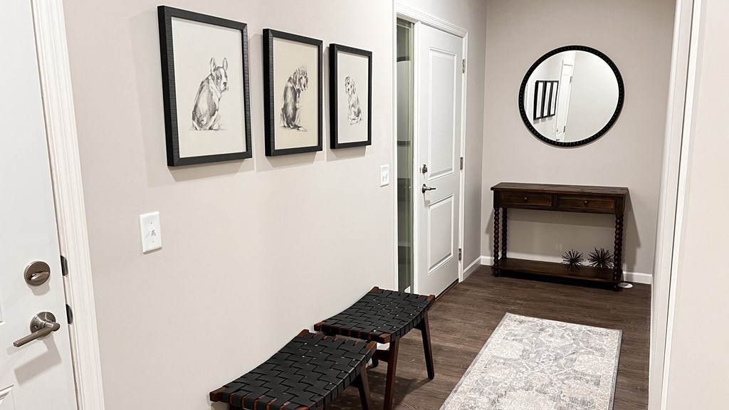 Rental Twin Home Monticello Minnesota Entry hallway