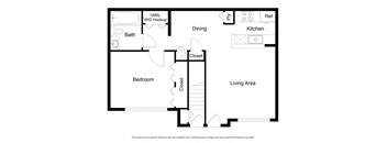 1 Bed - 1 Bath