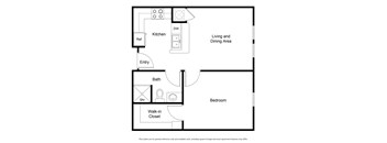 1 Bed - 1 Bath