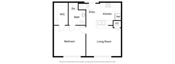 1 Bed - 1 Bath