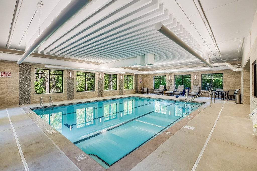 Pool, indoor, Senior Apartment, Senior living, Maplewood, White Bear Lake, Saint Paul, Frost English Silver