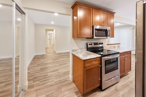 Open concept living at Santa Vera Apartments in Chanhassen, Minnesota.