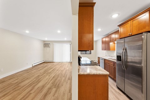 Open concept living at Santa Vera Apartments in Chanhassen, Minnesota.