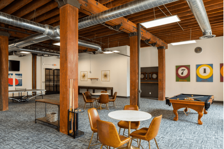 Clubroom at Greeley Lofts, St. Louis, MO