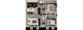 Peper Lofts - Residential_Unit M - Skyline Facing