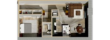 Peper Lofts - Residential_Unit C - Bridge Facing