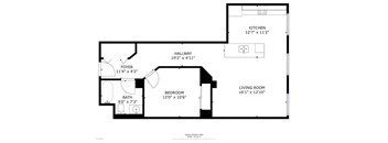 201 Floor Plan at Greeley Lofts, St. Louis