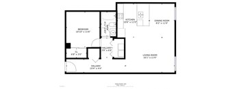205 Floor Plan at Greeley Lofts, St. Louis, MO