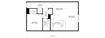 406 Floor Plan at Greeley Lofts, St. Louis, MO