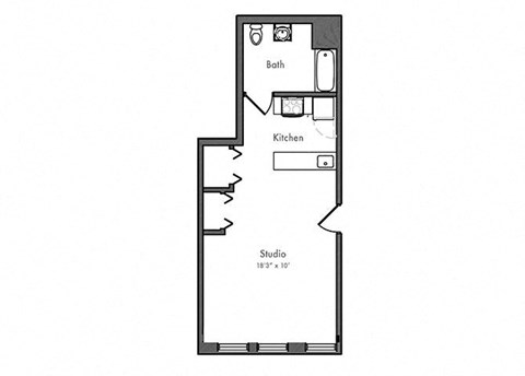 Studio floor plan