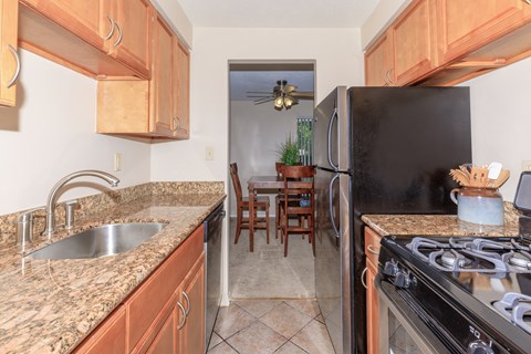 Kitchen  at Parkview Apartments, Richmond Heights, 44143