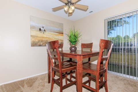 Standard unit eating area at Parkview Apartments, Ohio, 44143