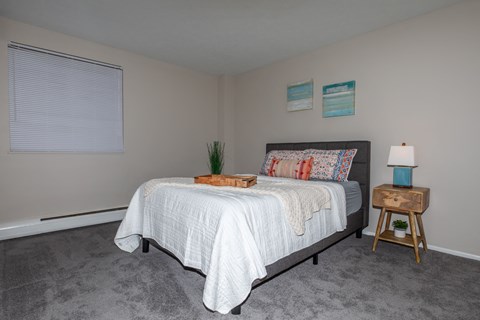 this is a photo of the bedroom of a 2 bedroom apartment at deer hill apartments in c