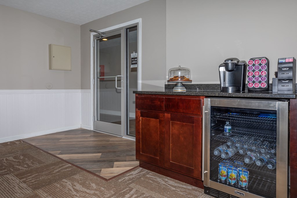 our apartments showcase an utility room for residents