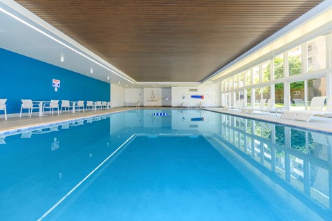 Indoor Swimming Pool  at Parkview Apartments, Richmond Heights