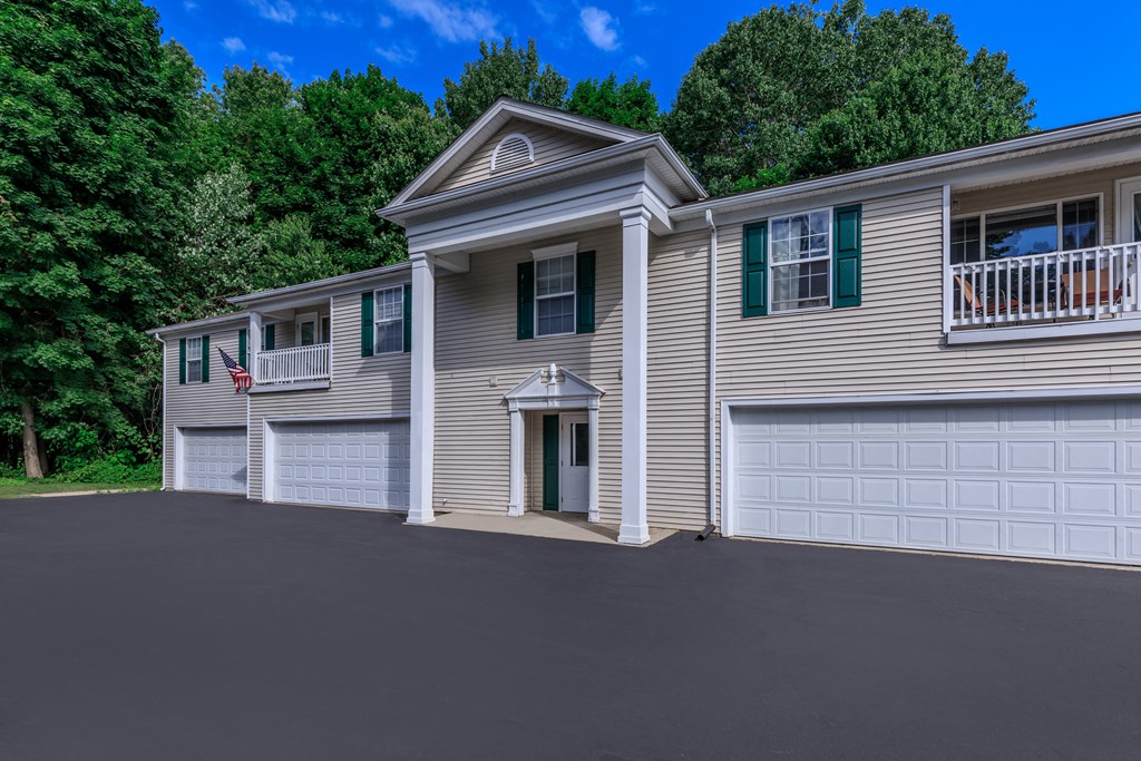 a house with two garages