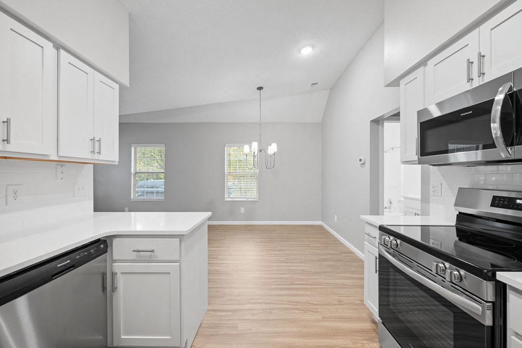 kitchen with stainless steel appliances