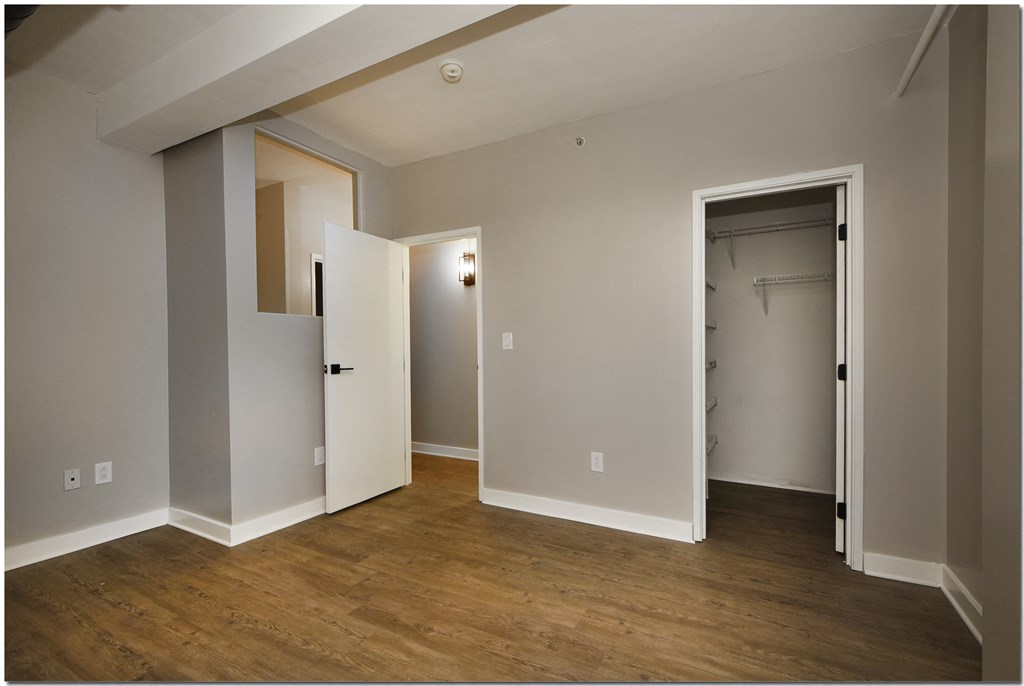 a bedroom at Marshall Place Apartments, 44113