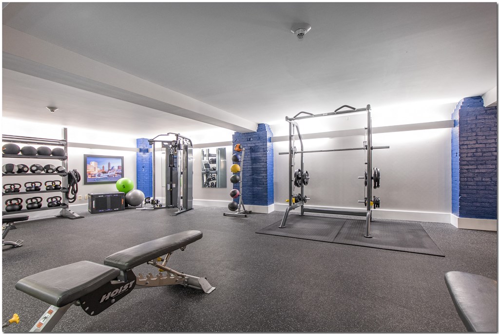 fitness center at Marshall Place Apts, Ohio