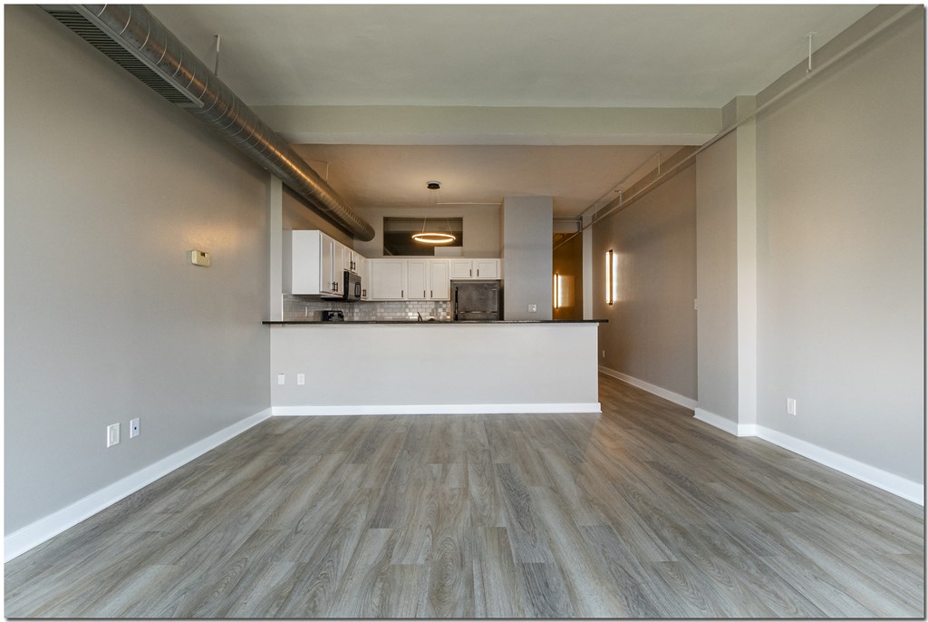 living area at Marshall Place Apartments, Cleveland