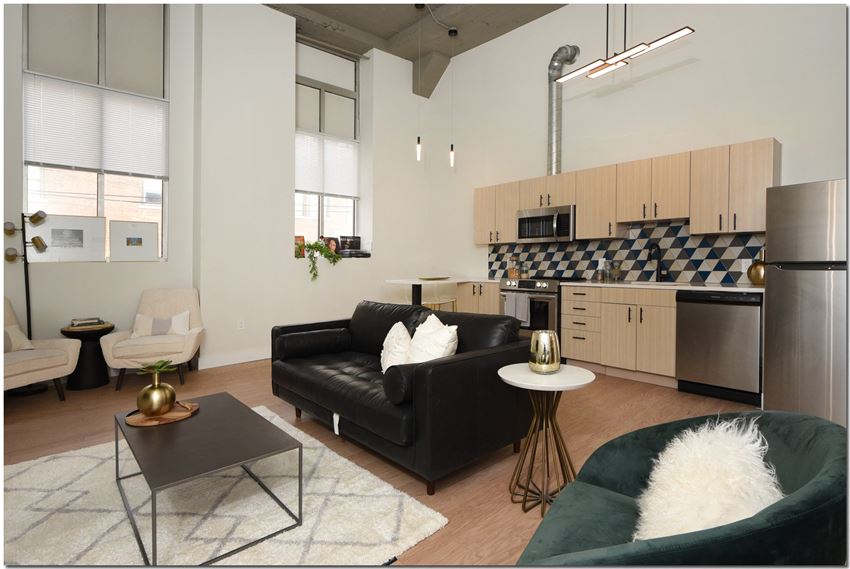 Living room/ Kitchen at Innovation Landing