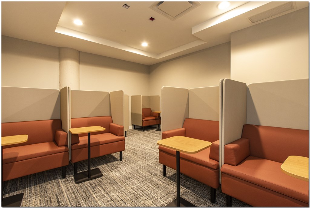 Study lounge at Innovation Landing Student Housing