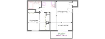 1 Bed 1Bath