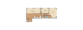 the paramount floor plan  2 bedroom 2400 sq ft