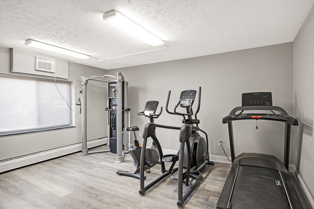the preserve at ballantyne commons fitness room with exercise equipment