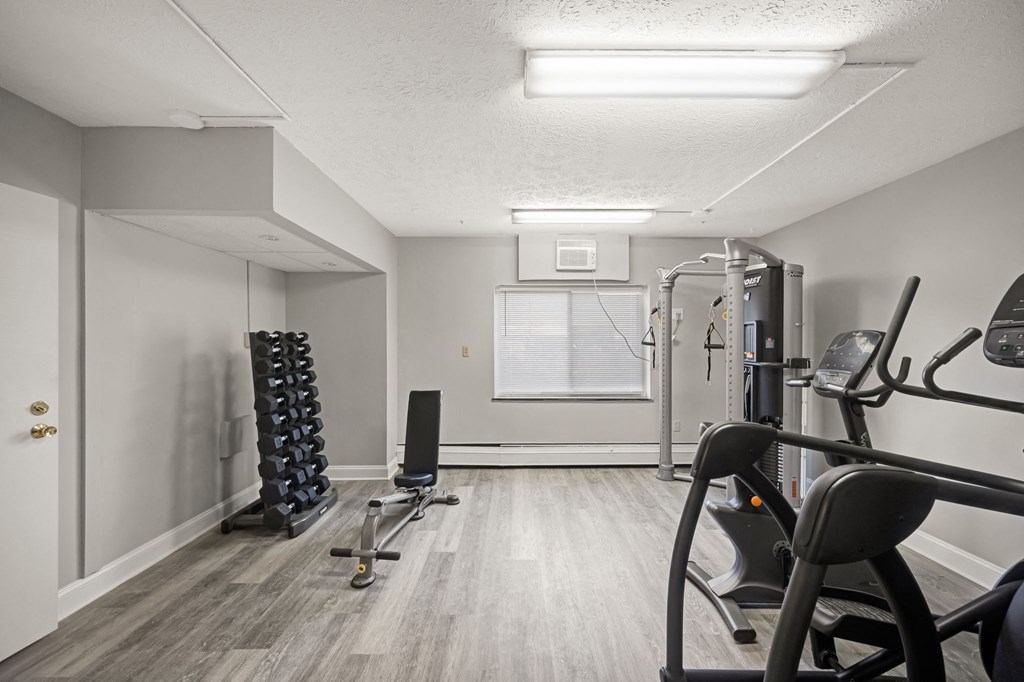 the preserve at ballantyne commons fitness room with exercise equipment