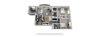 2 Bed With Den at 444 Park Apartments, Ohio, 44143