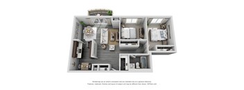 2 Bed Junior Upgraded at 444 Park Apartments, Richmond Heights