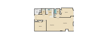 the loft floor plan  the paramount 353 sq ft