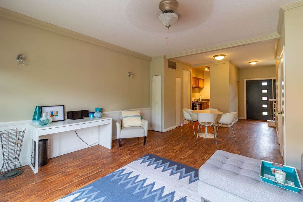 One Bedroom Living Area  at Heritage Apartments, Columbus