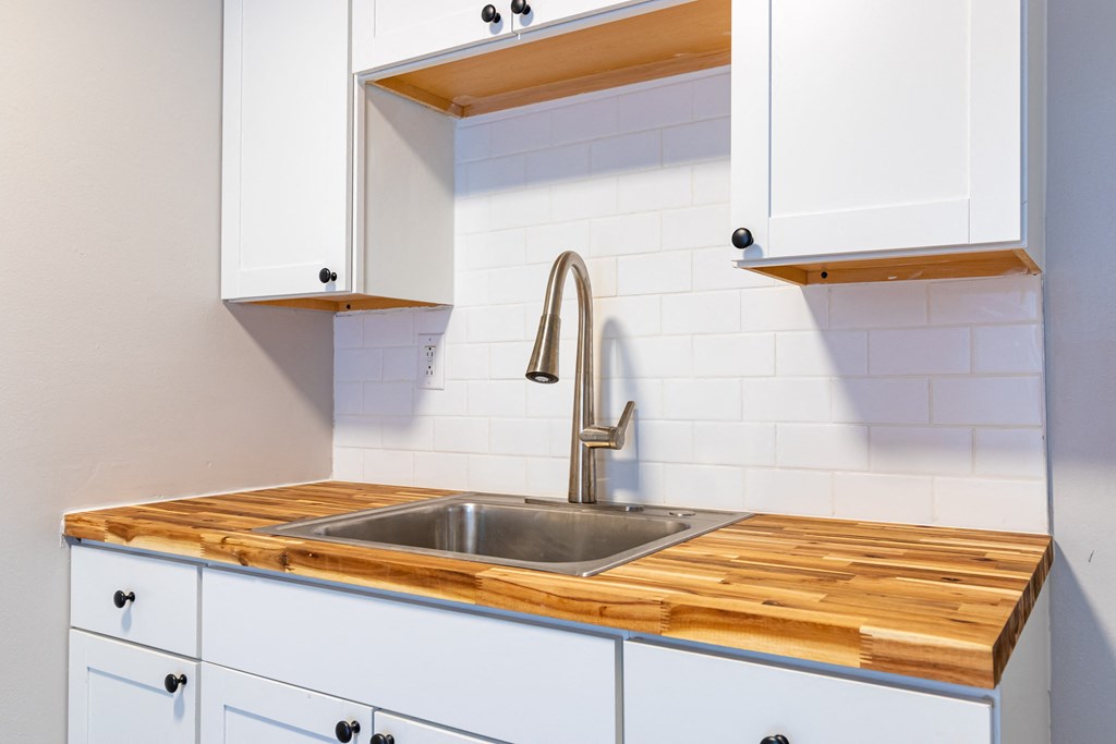 Kitchen sink with countertop
