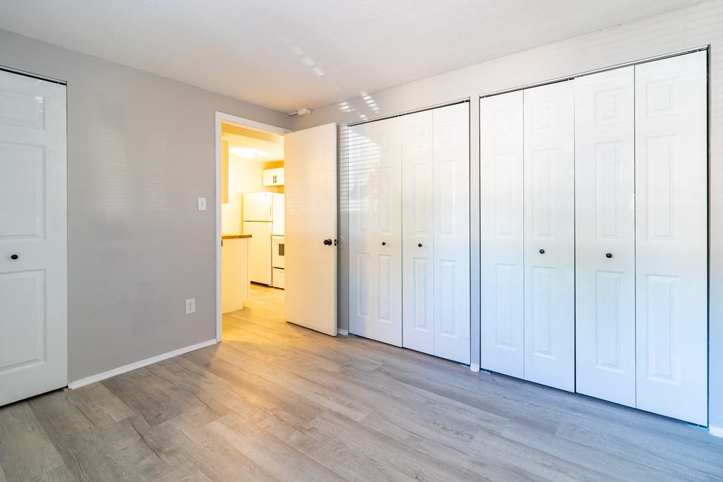 Upgraded bedroom with private bath