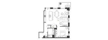 bedroom floor plan an in 2d