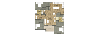 3 Bed 2 Bath Apartment at The Residences at Akita Lane, Ohio