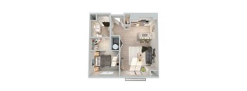 2 bed 2 bath at Park Lamont Townhomes Apartments, Ohio