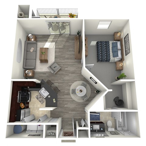 our apartments showcase a flexibility with our floor plans