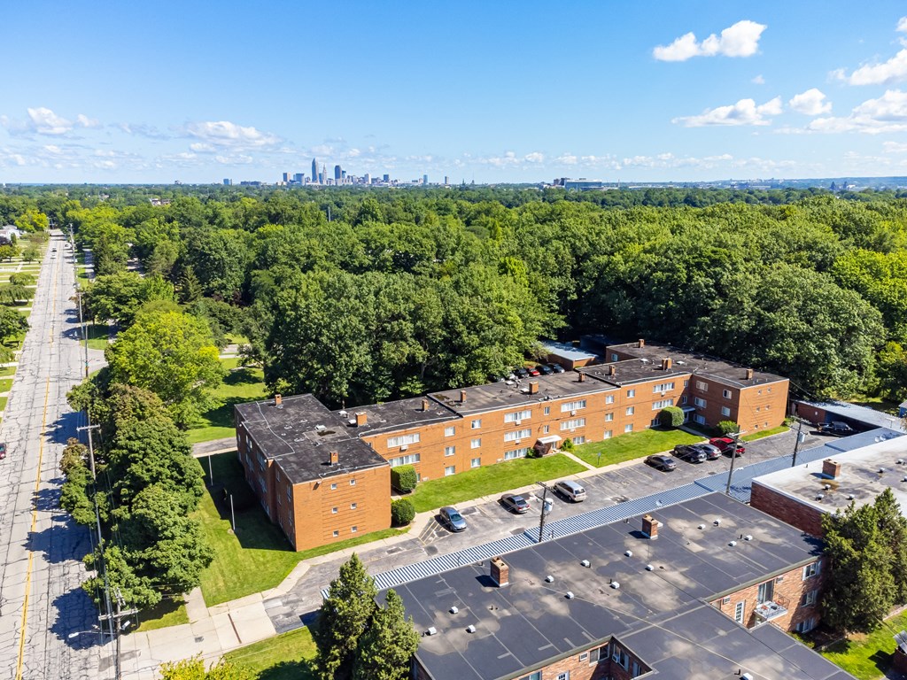 Brookside Way Ariel view